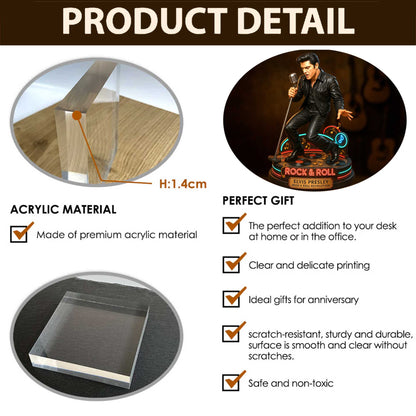 LIMITED EDITION - NEW CUSTOMIZED ELVIS PRESLEY ACRYLIC PLAQUE