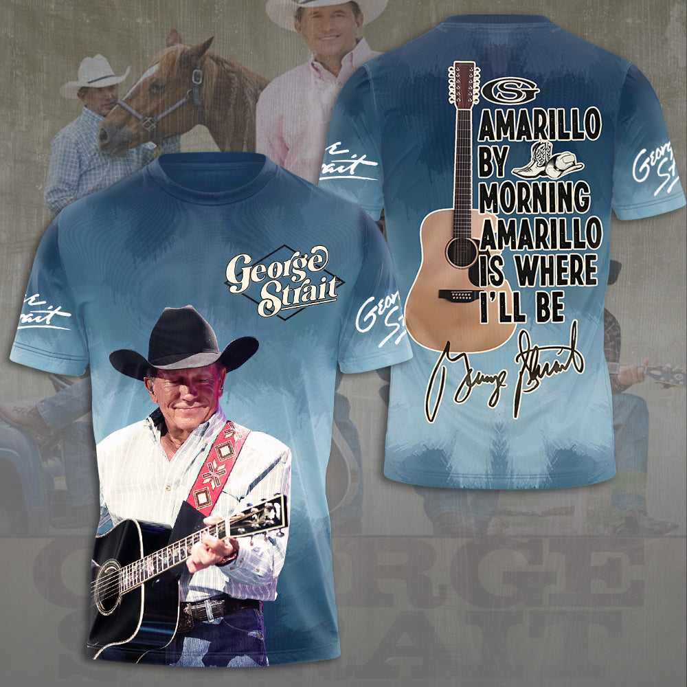 LIMITED EDITION - NEW CUSTOMIZED GEORGE STRAIT T-SHIRT, HOODIE, ZIP HOODIE