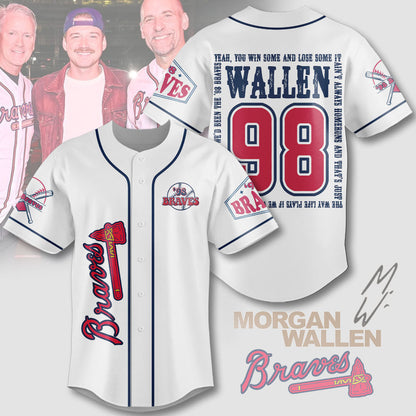 LIMITED EDITION - NEW CUSTOMIZED MORGAN WALLEN BASEBALL JERSEY