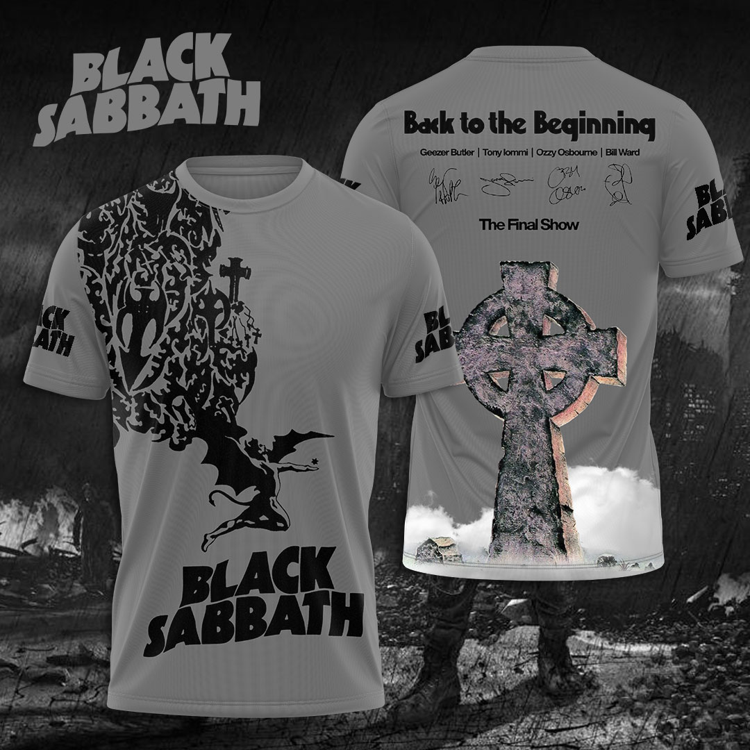 LIMITED EDITION - NEW CUSTOMZED BLACK SABBATH 3D UNISEX T-SHIRT & HOODIE