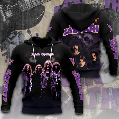 LIMITED EDITION - NEW CUSTOMZED BLACK SABBATH 3D UNISEX T-SHIRT & HOODIE