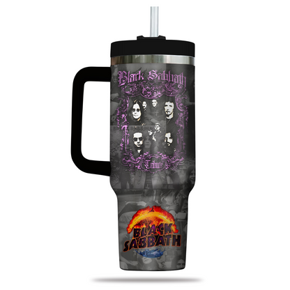 LIMITED EDITION - NEW CUSTOMIZED BLACK SABBATH 40 OZ TUMBLER PERFECT GIFT FOR FAN