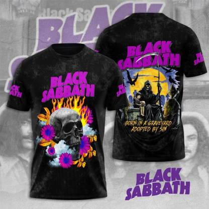 LIMITED EDITION - NEW CUSTOMZED BLACK SABBATH 3D UNISEX T-SHIRT & HOODIE