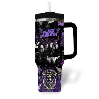 LIMITED EDITION - NEW CUSTOMIZED BLACK SABBATH 40 OZ TUMBLER PERFECT GIFT FOR FAN
