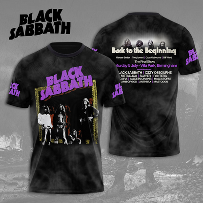 LIMITED EDITION - NEW CUSTOMZED BLACK SABBATH 3D UNISEX T-SHIRT & HOODIE