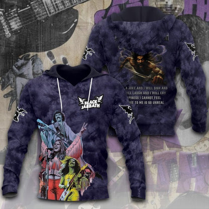 LIMITED EDITION - NEW CUSTOMZED BLACK SABBATH 3D UNISEX T-SHIRT & HOODIE
