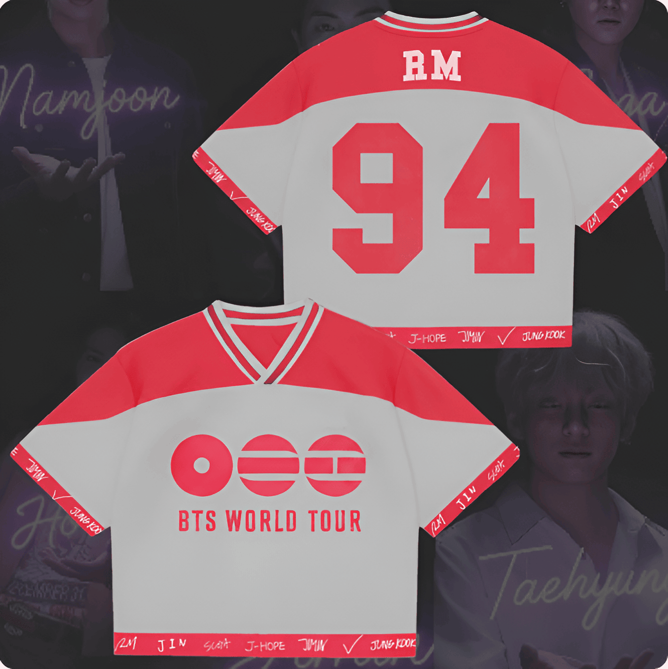 BTS WORLD TOUR 2026 JERSEY