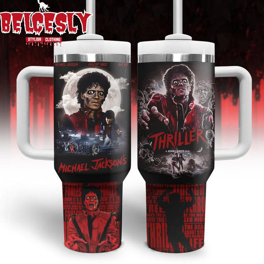 LIMITED EDITION - NEW CUSTOMIZED MICHAEL JACKSON 40 Oz TUMBLER