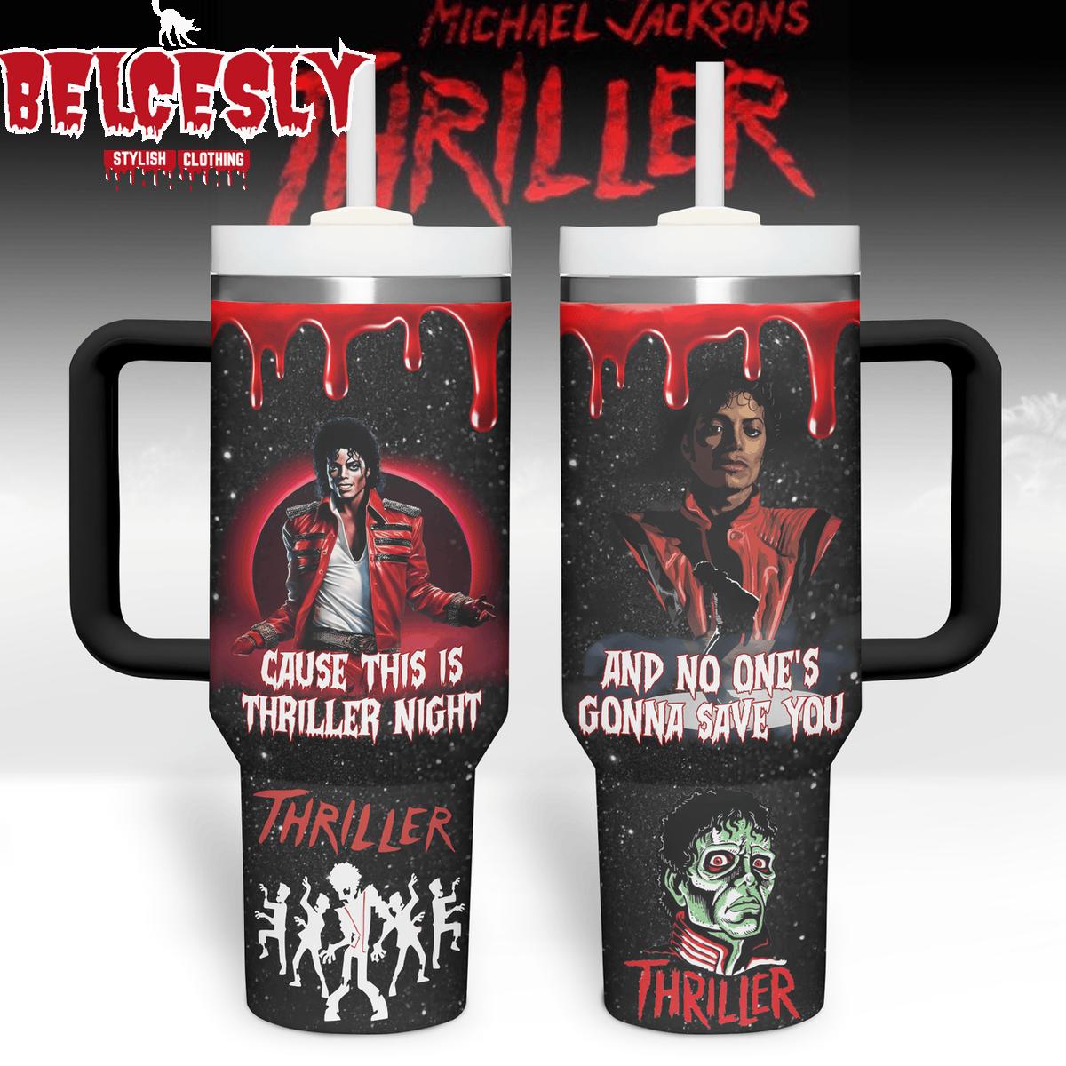 LIMITED EDITION - NEW CUSTOMIZED MICHAEL JACKSON 40 Oz TUMBLER