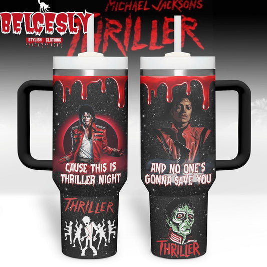 LIMITED EDITION - NEW CUSTOMIZED MICHAEL JACKSON 40 Oz TUMBLER
