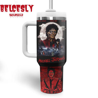 LIMITED EDITION - NEW CUSTOMIZED MICHAEL JACKSON 40 Oz TUMBLER