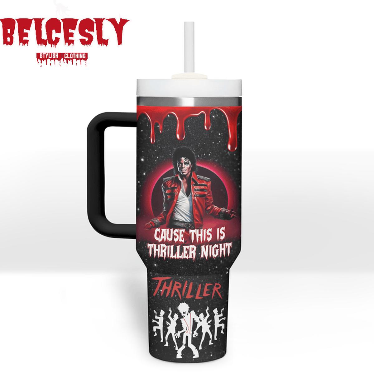 LIMITED EDITION - NEW CUSTOMIZED MICHAEL JACKSON 40 Oz TUMBLER