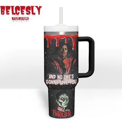 LIMITED EDITION - NEW CUSTOMIZED MICHAEL JACKSON 40 Oz TUMBLER