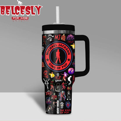 LIMITED EDITION - NEW CUSTOMIZED MICHAEL JACKSON 40 Oz TUMBLER