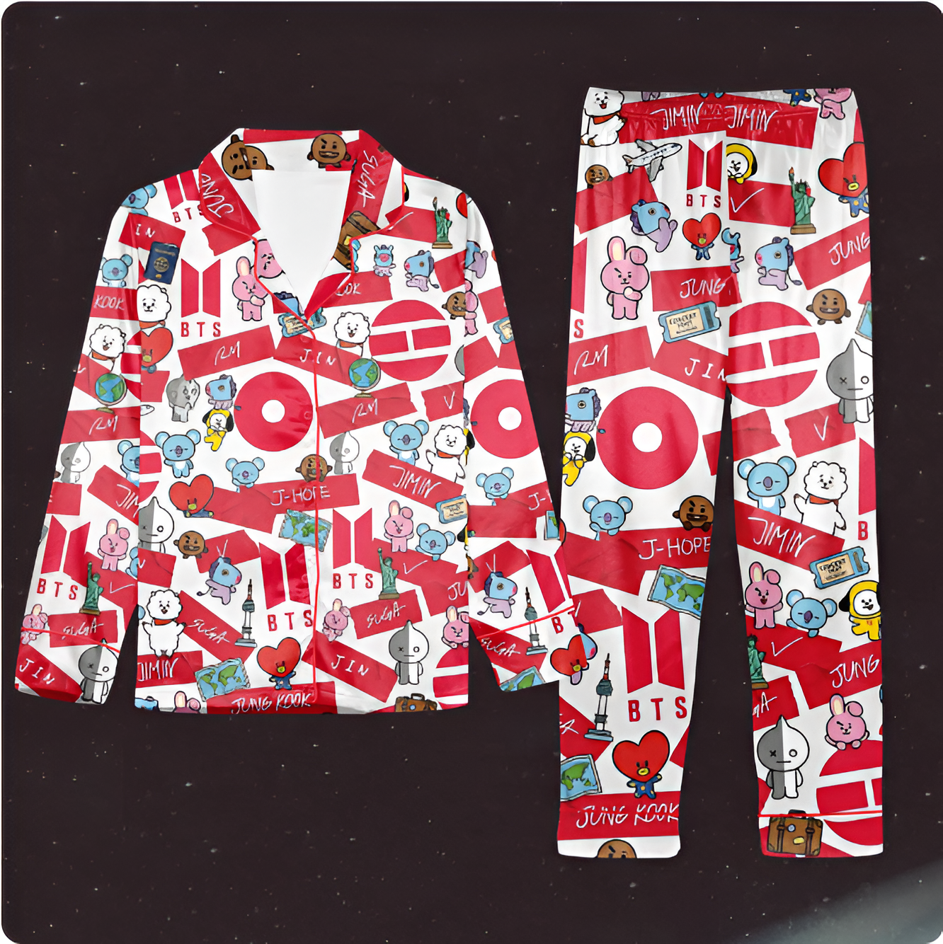 PREMIUM BTS PYJAMAS SET GIFT FOR FAN