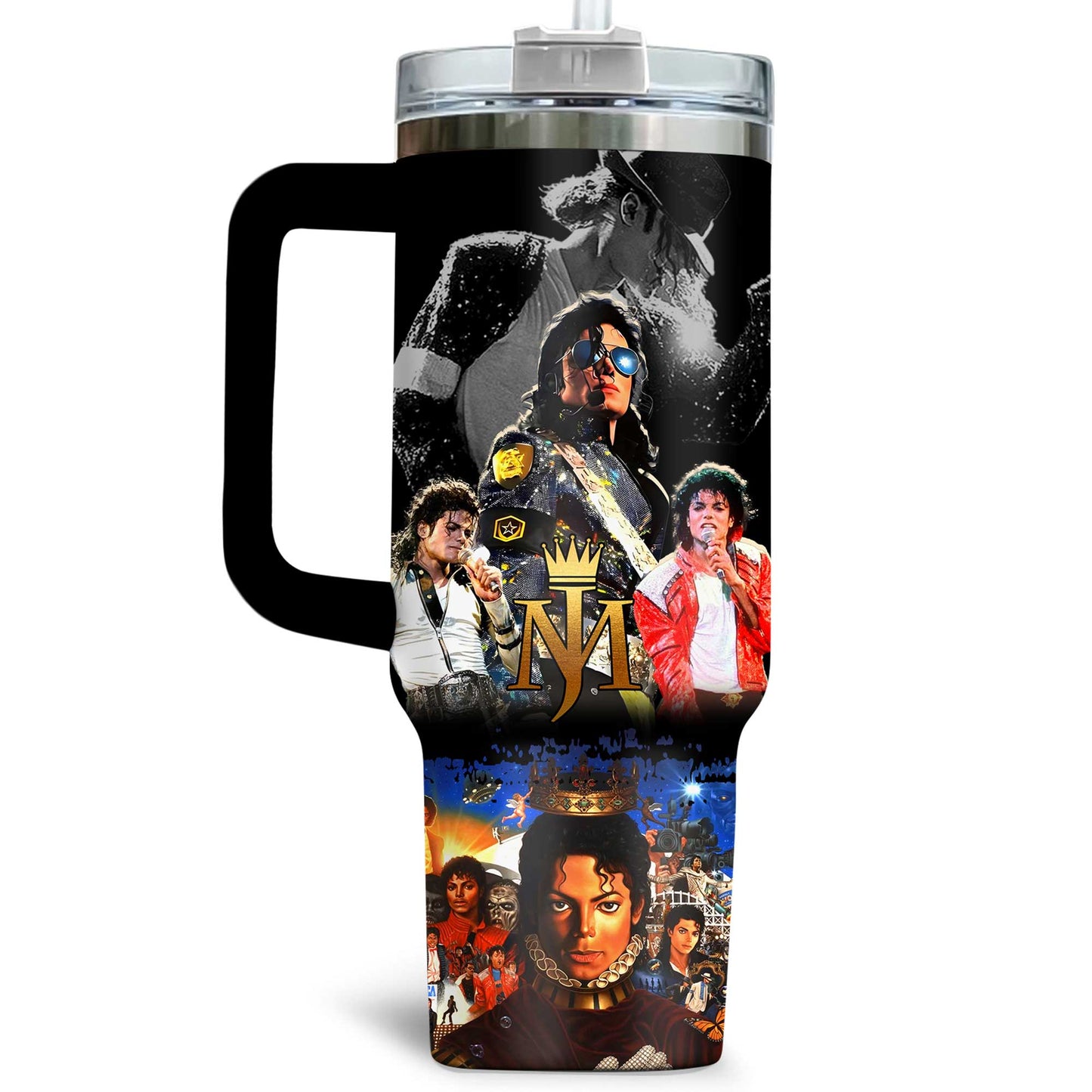 LIMITED EDITION - NEW CUSTOMIZED MICHAEL JACKSON 40 Oz TUMBLER