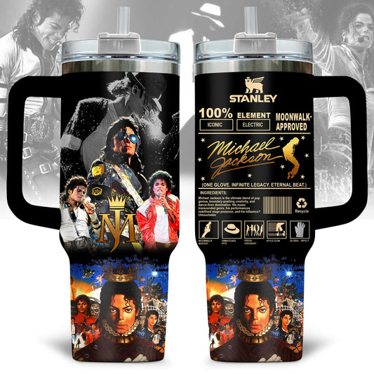 LIMITED EDITION - NEW CUSTOMIZED MICHAEL JACKSON 40 Oz TUMBLER