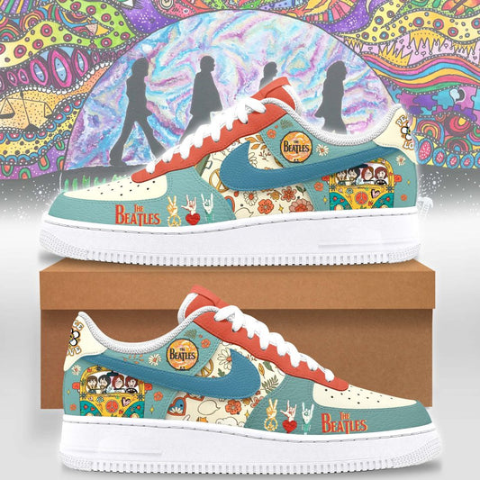 NEW PREMIUM THE BEATLES AF1 SNEAKERS GIFT FOR FANS