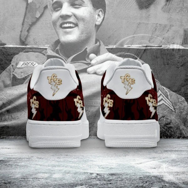 LIMITED EDITION - NEW CUSTOMIZED ELVIS PRESLEY AF1 SHOES