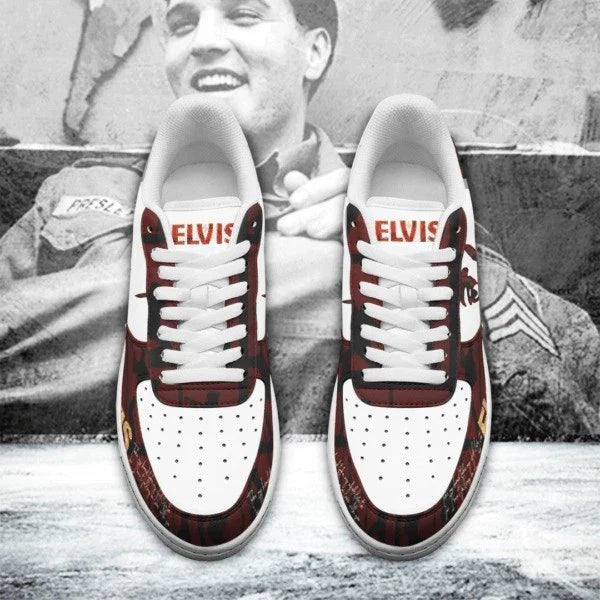 LIMITED EDITION - NEW CUSTOMIZED ELVIS PRESLEY AF1 SHOES