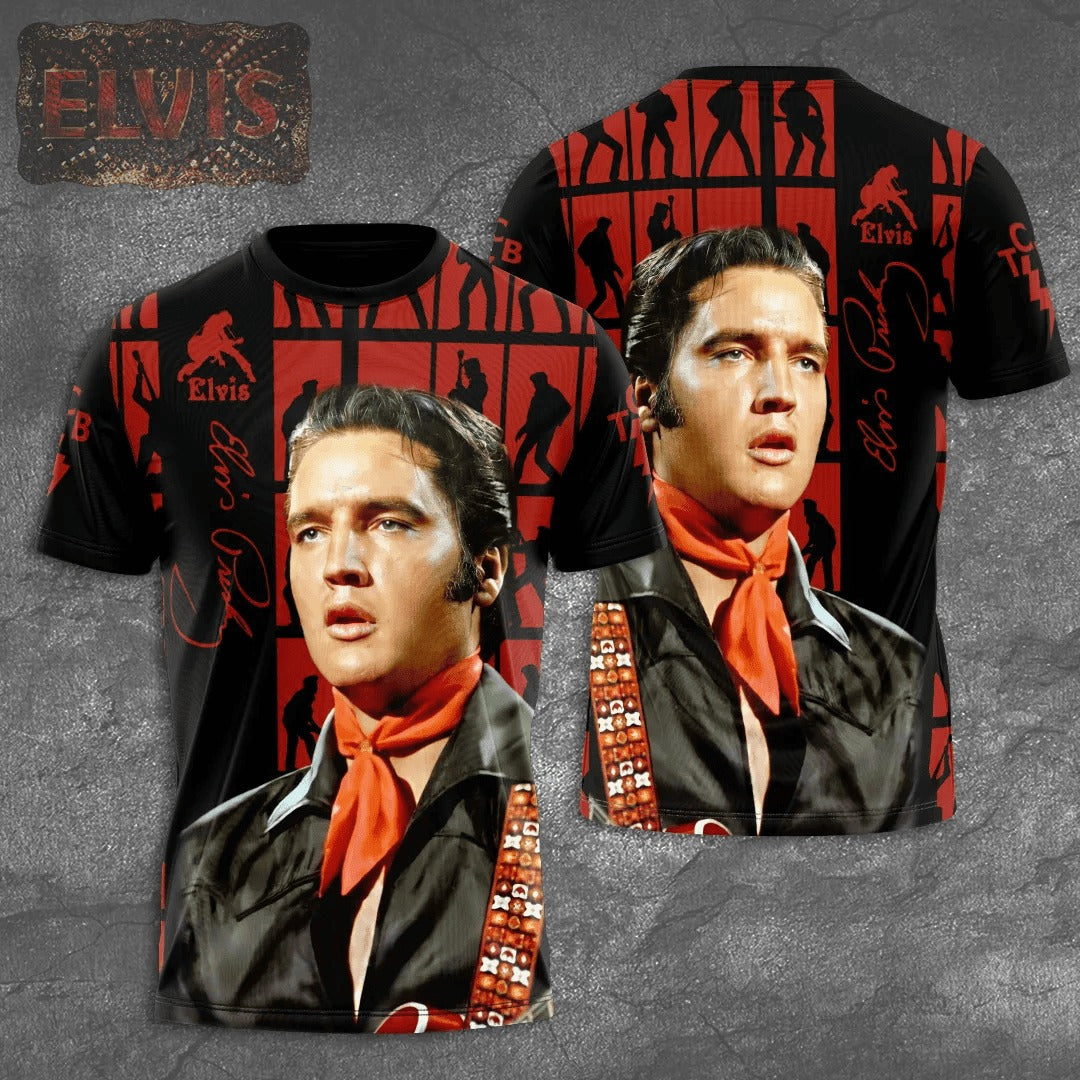 LIMITED EDITION - NEW CUSTOMIZED ELVIS PRESLEY T-SHIRT, HOODIE, ZIP HOODIE