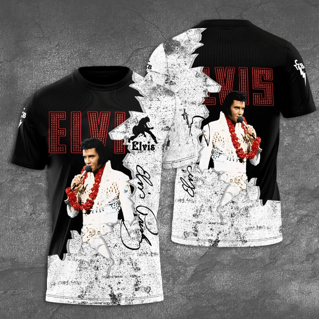 LIMITED EDITION - NEW CUSTOMIZED ELVIS PRESLEY T-SHIRT, HOODIE, ZIP HOODIE