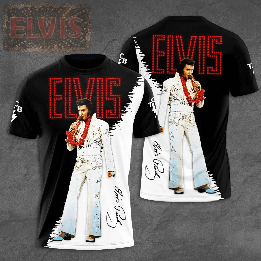 LIMITED EDITION - NEW CUSTOMIZED ELVIS PRESLEY T-SHIRT, HOODIE, ZIP HOODIE