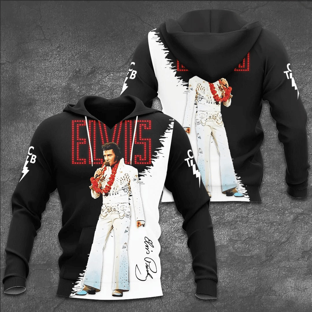 LIMITED EDITION - NEW CUSTOMIZED ELVIS PRESLEY T-SHIRT, HOODIE, ZIP HOODIE