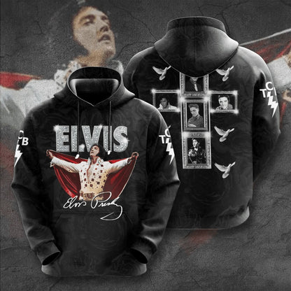 LIMITED EDITION - NEW CUSTOMIZED ELVIS PRESLEY T-SHIRT, HOODIE, ZIP HOODIE
