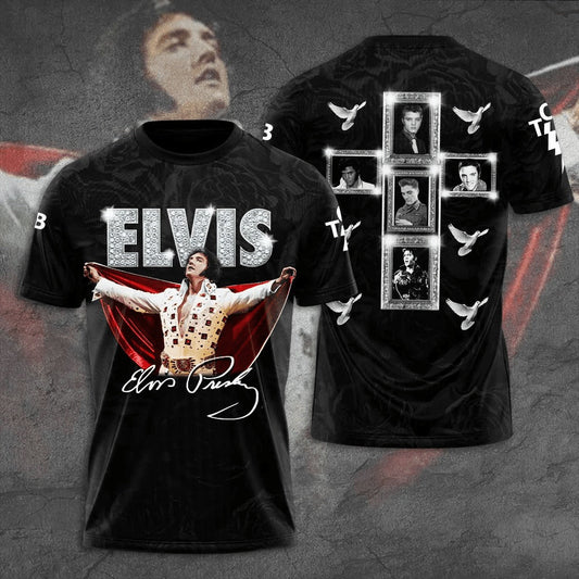 LIMITED EDITION - NEW CUSTOMIZED ELVIS PRESLEY T-SHIRT, HOODIE, ZIP HOODIE