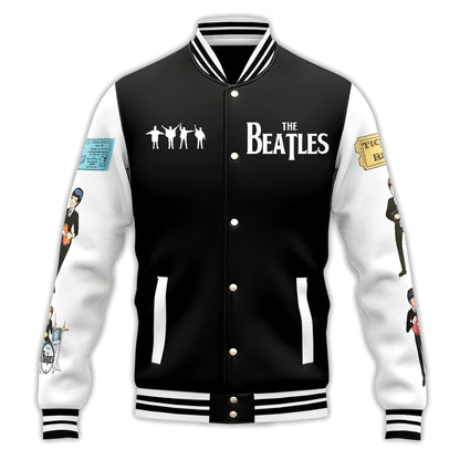 NEW PREMIUM THE BEATLES BASEBALL JACKET